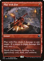 Magic the Gathering Card - Play with Fire - MTG Circle