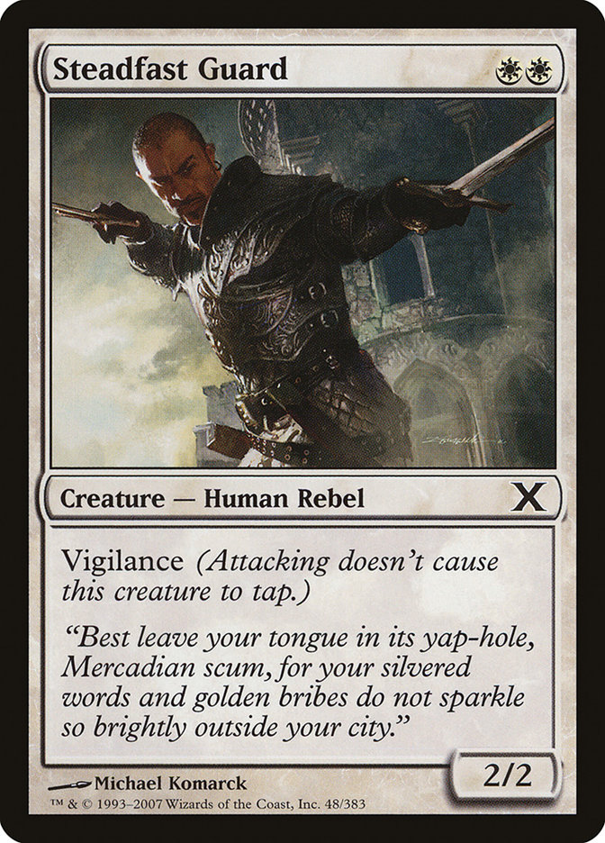 Magic the Gathering Card - Steadfast Guard - MTG Circle