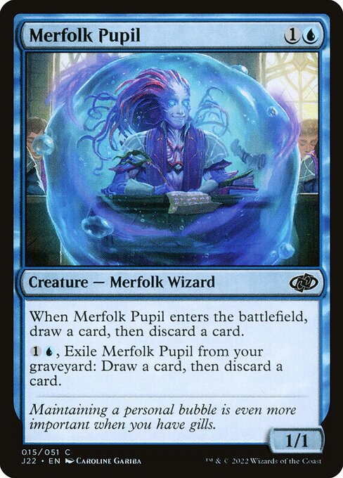 Magic the Gathering Card - Merfolk Pupil - MTG Circle