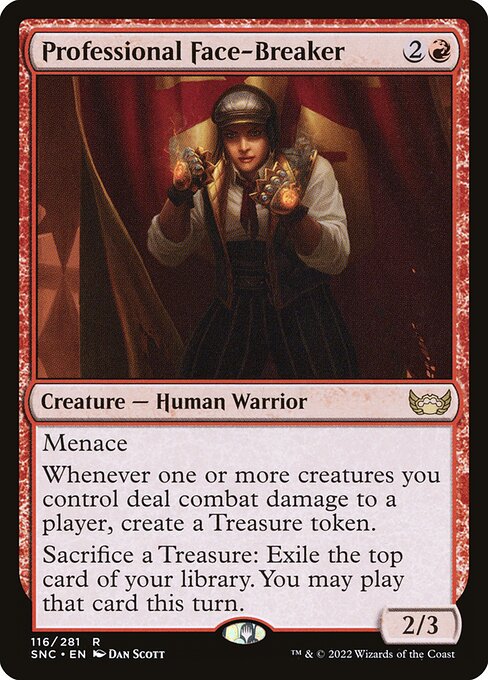 Magic the Gathering Card - Professional Face-Breaker - MTG Circle