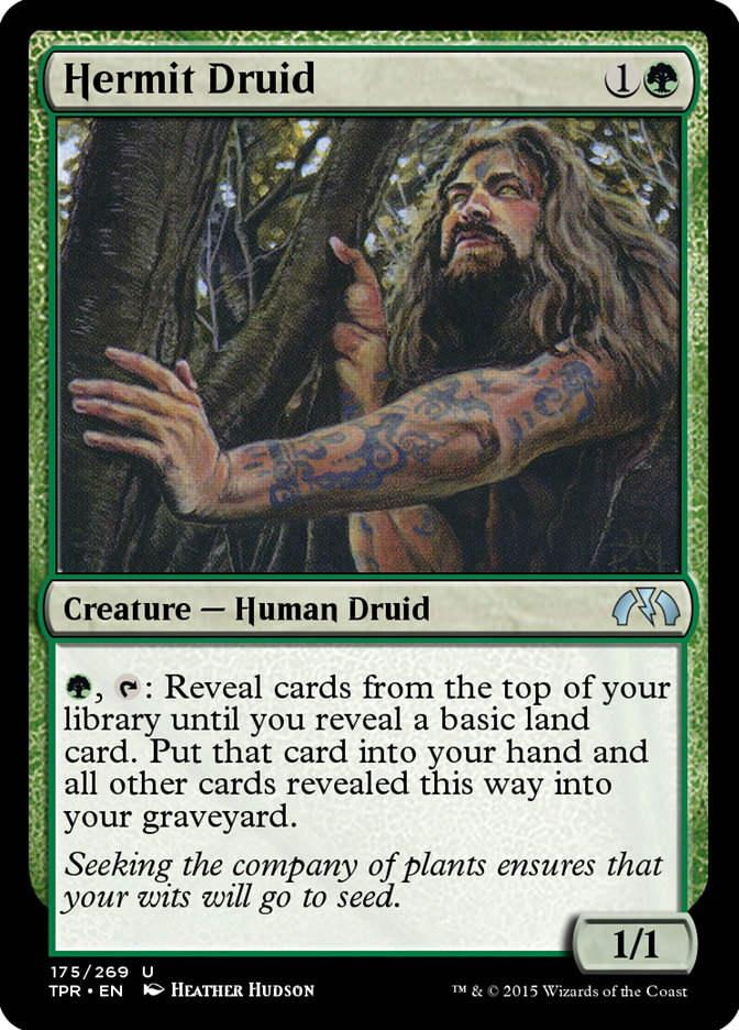 Magic the Gathering Card - Hermit Druid - MTG Circle