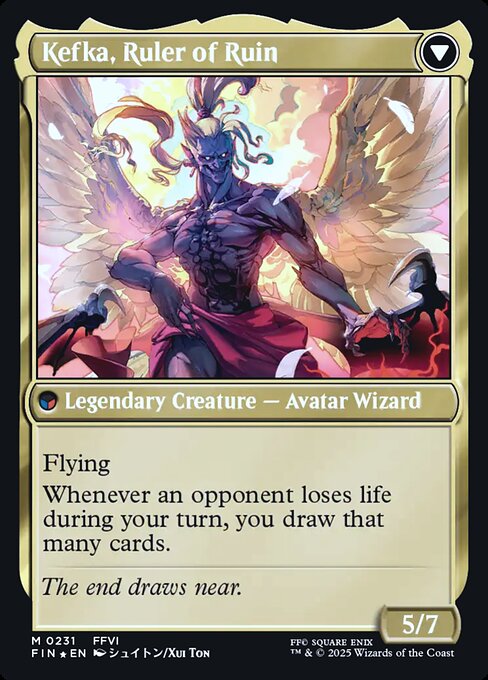Magic the Gathering Card - Kefka, Ruler of Ruin - MTG Circle