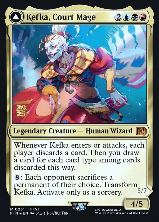 Magic the Gathering Card - Kefka, Court Mage - MTG Circle