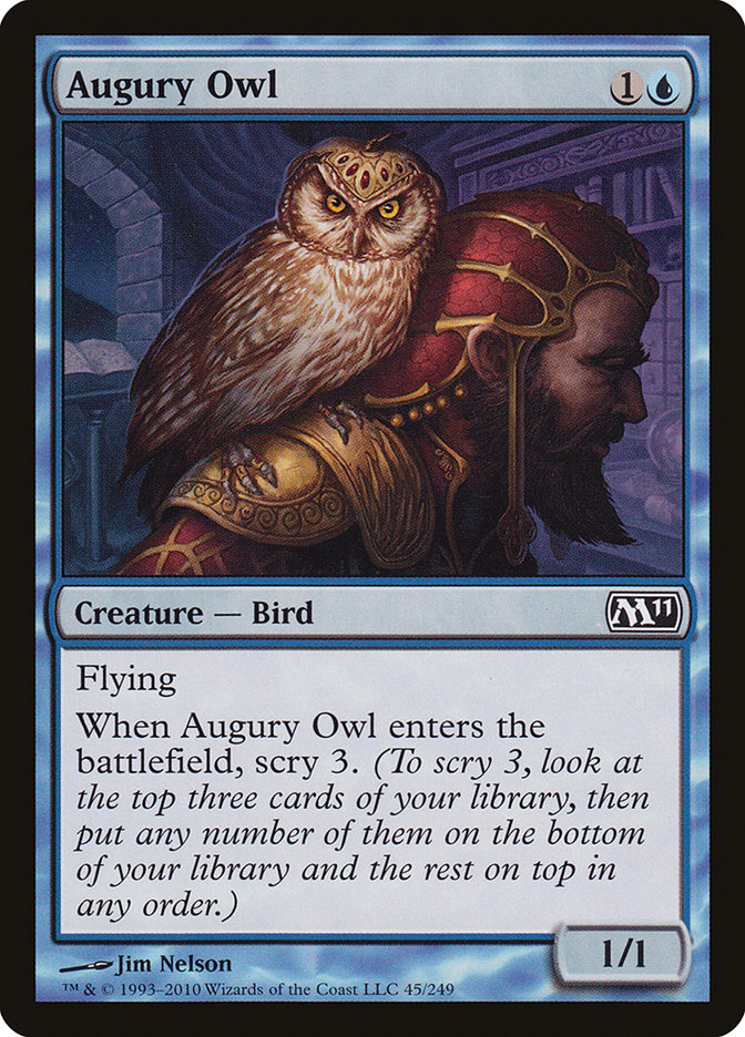 Magic the Gathering Card - Augury Owl - MTG Circle