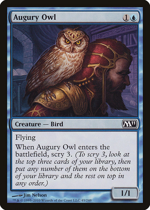 Magic the Gathering Card - Augury Owl - MTG Circle