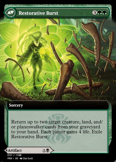 Magic the Gathering Card - Restorative Burst - MTG Circle