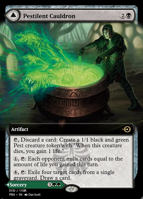 Magic the Gathering Card - Pestilent Cauldron - MTG Circle