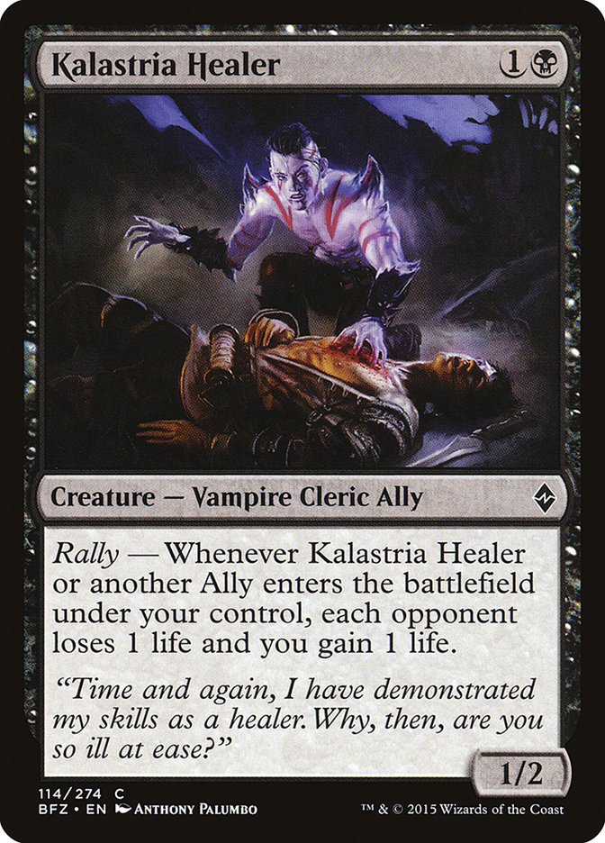 Magic the Gathering Card - Kalastria Healer - MTG Circle