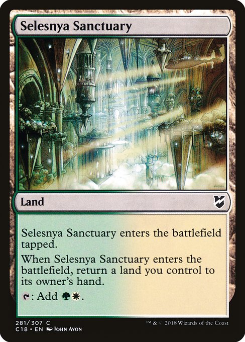Magic the Gathering Card - Selesnya Sanctuary - MTG Circle