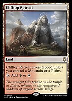 Magic the Gathering Card - Clifftop Retreat - MTG Circle