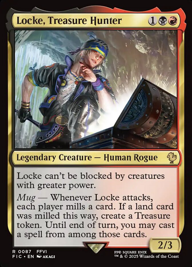 Magic the Gathering Card - Locke, Treasure Hunter - MTG Circle