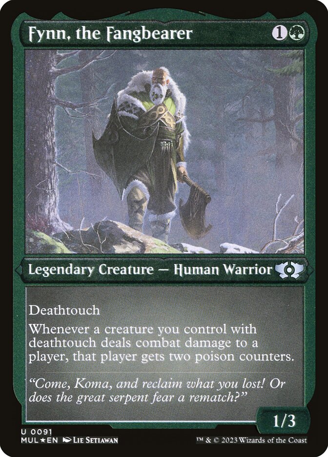 Magic the Gathering Card - Fynn, the Fangbearer - MTG Circle