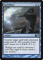 Magic the Gathering Card - Spell Blast - MTG Circle