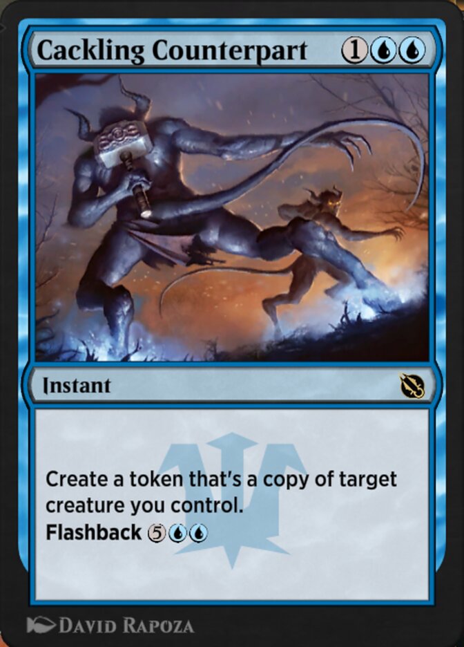 Magic the Gathering Card - Cackling Counterpart - MTG Circle