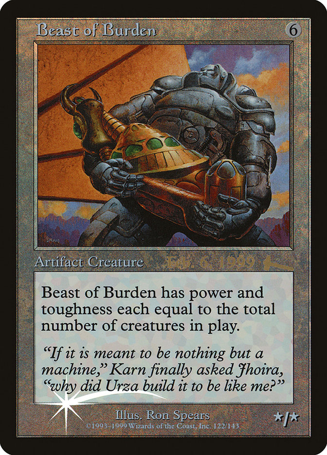 Magic the Gathering Card - Beast of Burden - MTG Circle