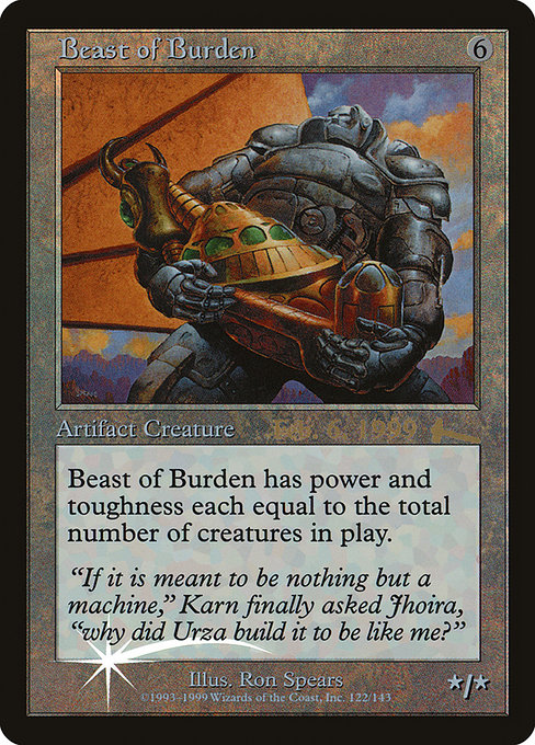Magic the Gathering Card - Beast of Burden - MTG Circle