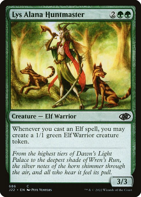 Magic the Gathering Card - Lys Alana Huntmaster - MTG Circle