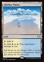 Magic the Gathering Card - Adarkar Wastes - MTG Circle