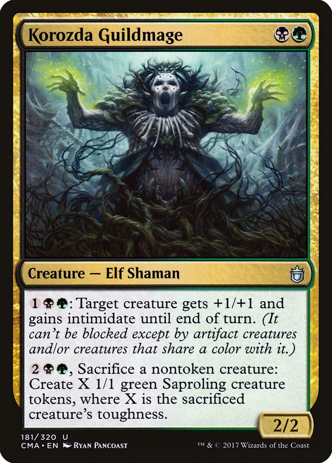 Magic the Gathering Card - Korozda Guildmage - MTG Circle