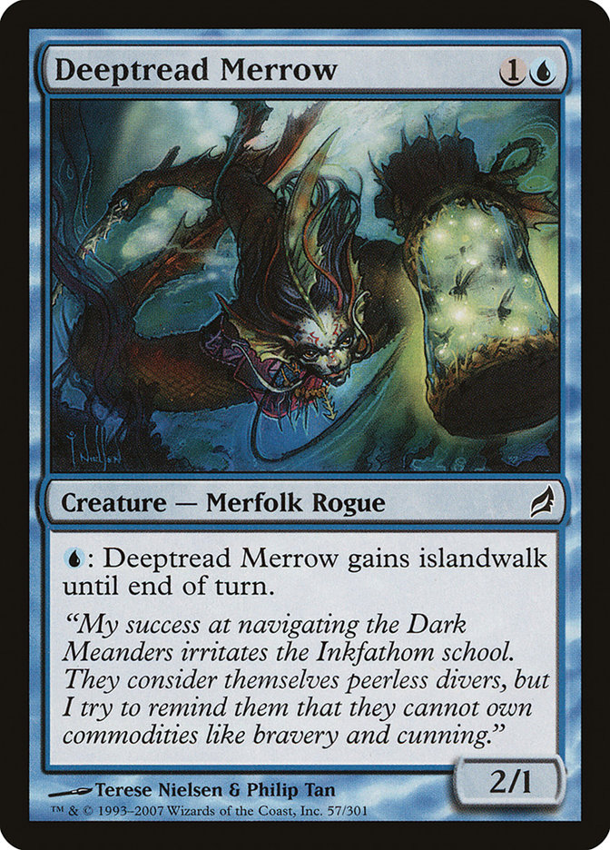 Magic the Gathering Card - Deeptread Merrow - MTG Circle