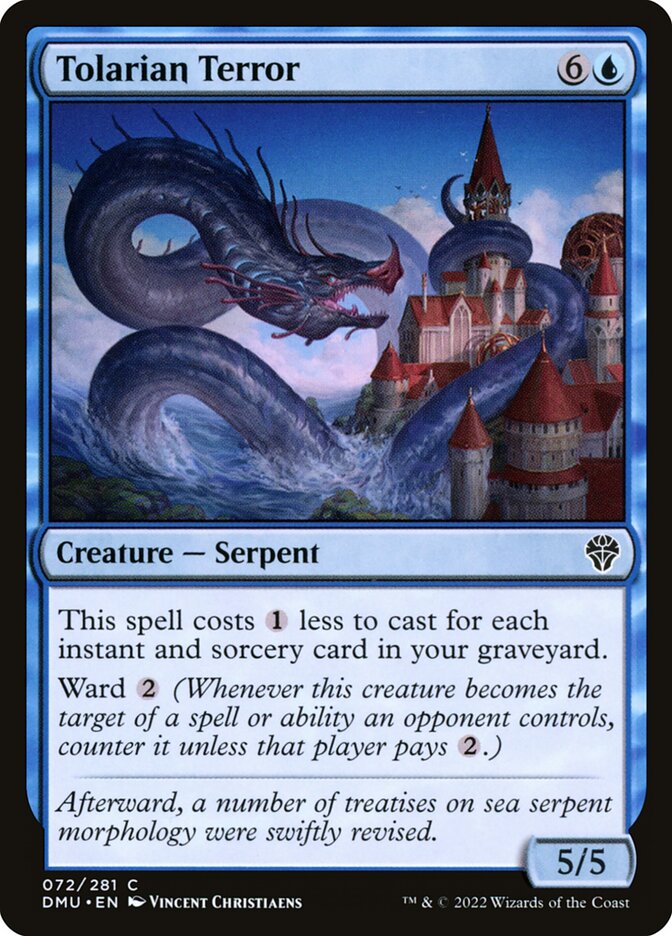 Magic the Gathering Card - Tolarian Terror - MTG Circle
