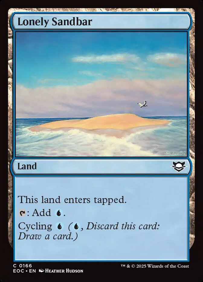 Magic the Gathering Card - Lonely Sandbar - MTG Circle