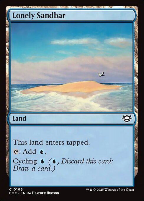 Magic the Gathering Card - Lonely Sandbar - MTG Circle