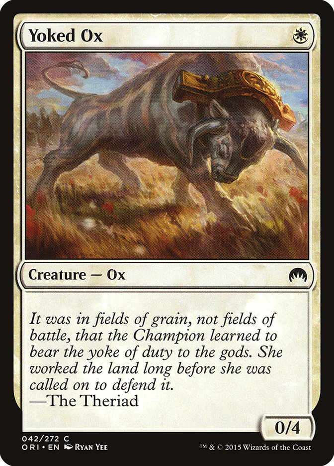 Magic the Gathering Card - Yoked Ox - MTG Circle