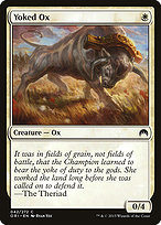 Magic the Gathering Card - Yoked Ox - MTG Circle