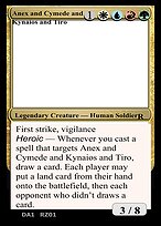 Magic the Gathering Card - Anax and Cymede & Kynaios and Tiro - MTG Circle