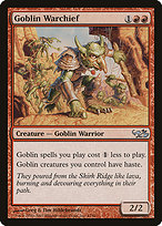 Magic the Gathering Card - Goblin Warchief - MTG Circle
