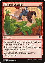 Magic the Gathering Card - Reckless Abandon - MTG Circle