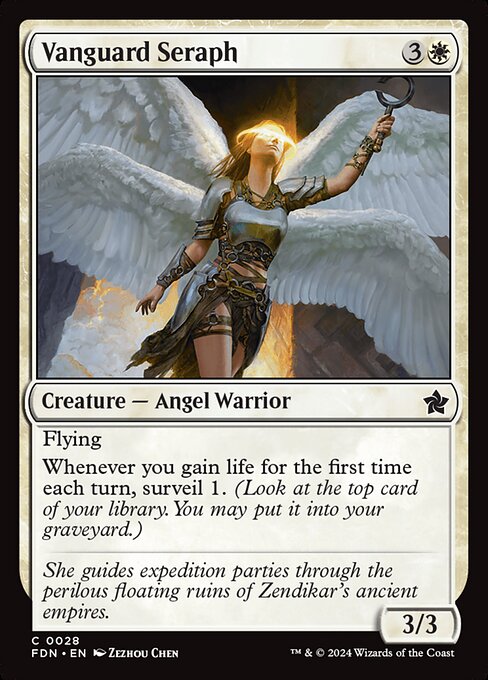 Magic the Gathering Card - Vanguard Seraph - MTG Circle