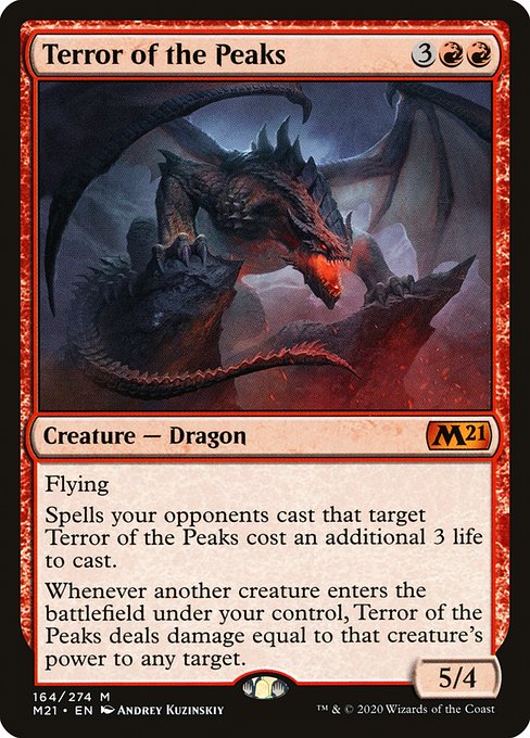 Magic the Gathering Card - Terror of the Peaks - MTG Circle