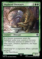 Magic the Gathering Card - Displaced Dinosaurs - MTG Circle