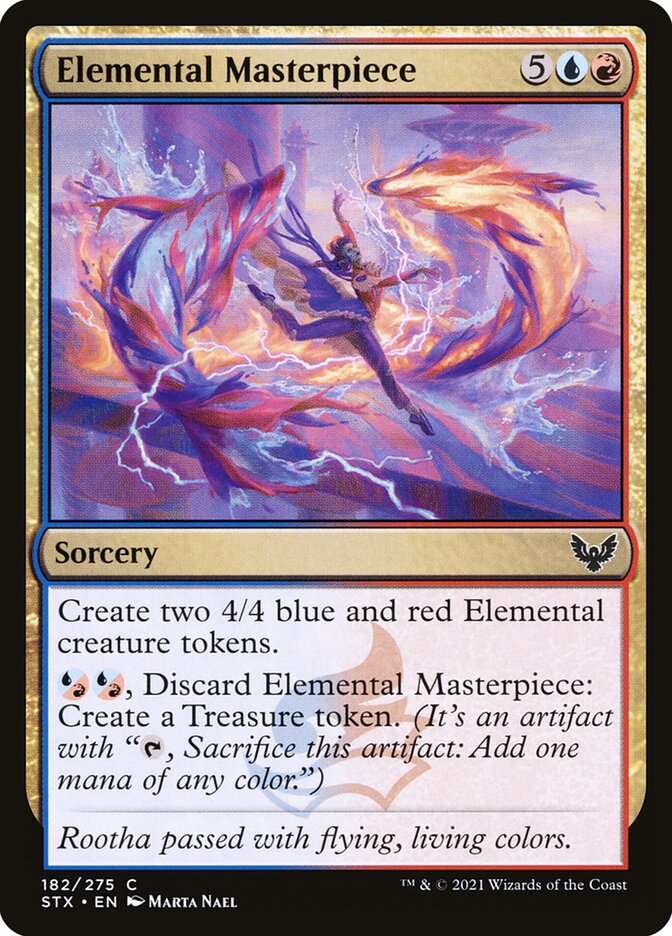 Magic the Gathering Card - Elemental Masterpiece - MTG Circle