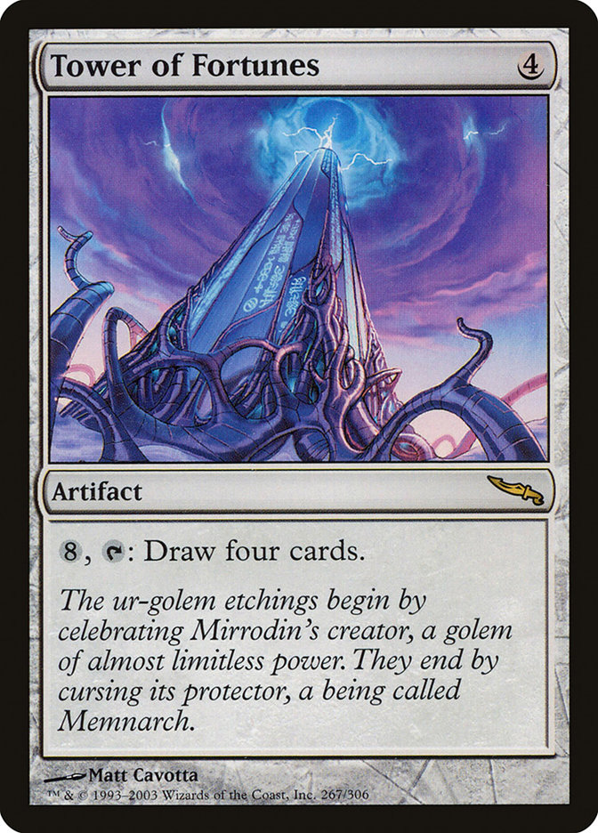 Magic the Gathering Card - Tower of Fortunes - MTG Circle