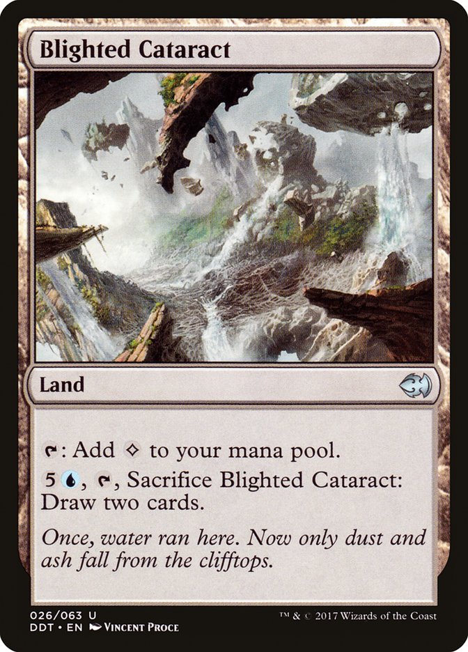 Magic the Gathering Card - Blighted Cataract - MTG Circle