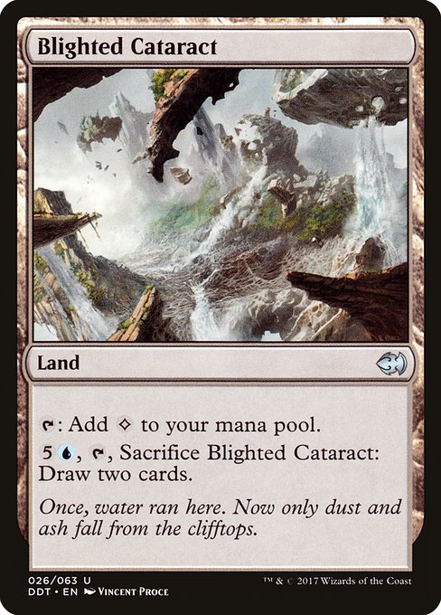 Magic the Gathering Card - Blighted Cataract - MTG Circle