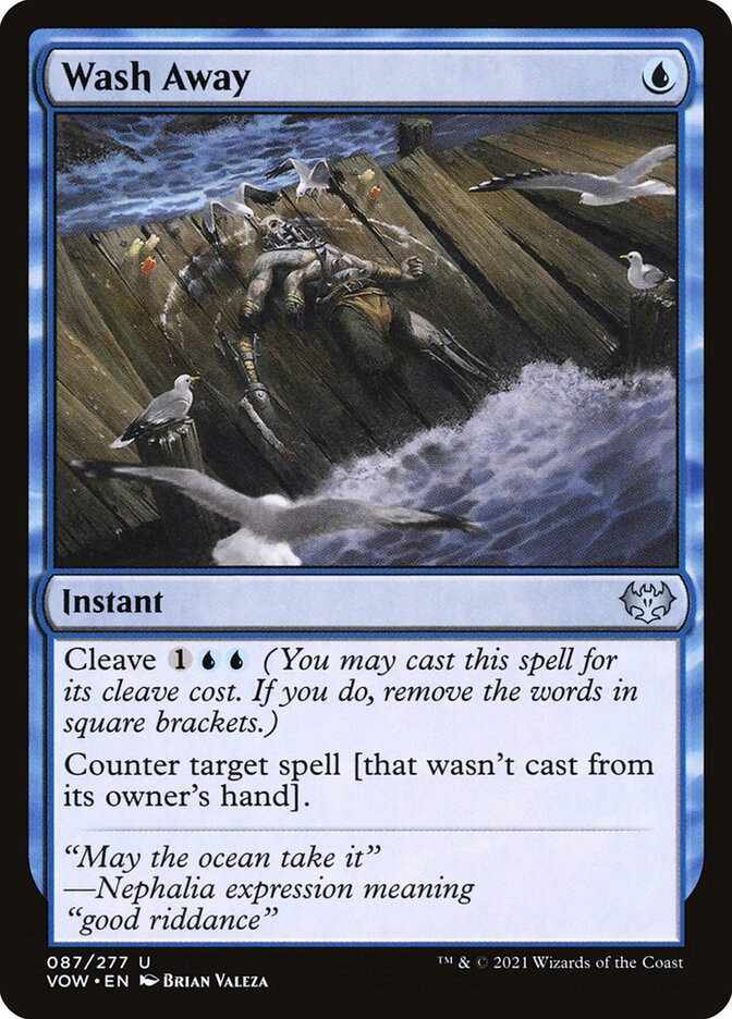 Magic the Gathering Card - Wash Away - MTG Circle