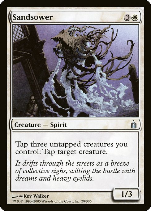 Magic the Gathering Card - Sandsower - MTG Circle