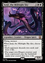 Magic the Gathering Card - Junji, the Midnight Sky - MTG Circle