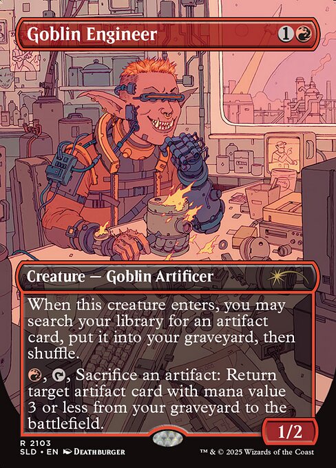 Magic the Gathering Card - Goblin Engineer - MTG Circle