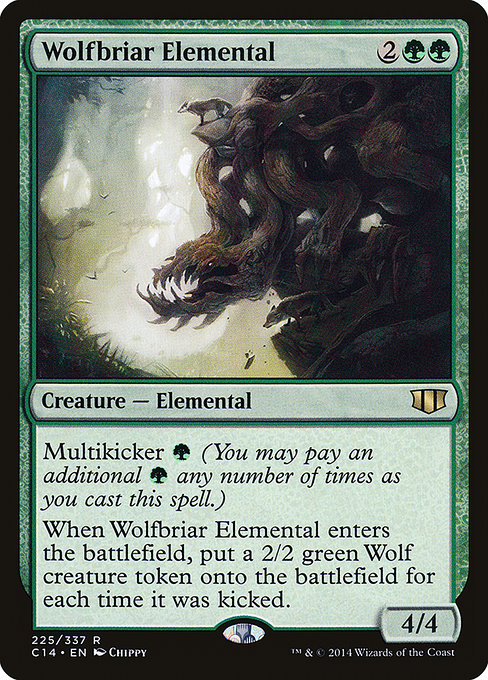 Magic the Gathering Card - Wolfbriar Elemental - MTG Circle