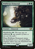 Magic the Gathering Card - Wolfbriar Elemental - MTG Circle