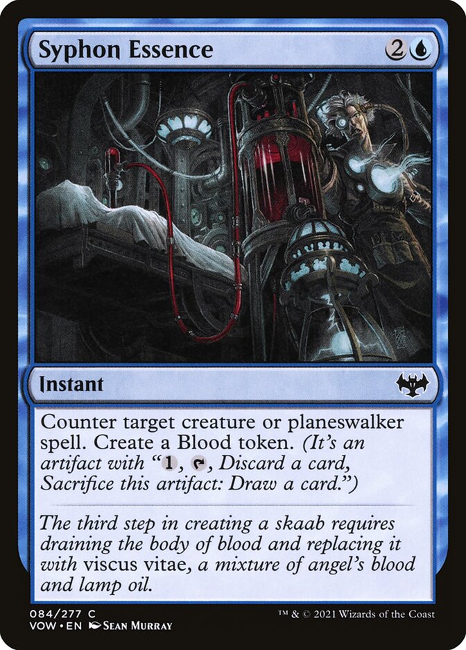 Magic the Gathering Card - Syphon Essence - MTG Circle