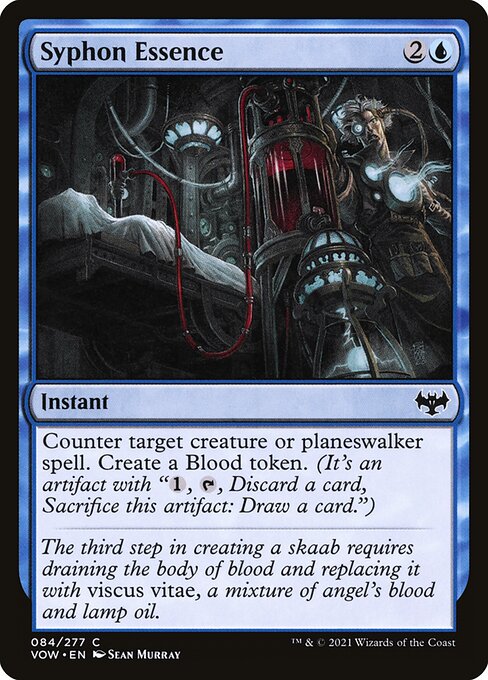 Magic the Gathering Card - Syphon Essence - MTG Circle