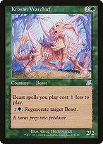 Magic the Gathering Card - Krosan Warchief - MTG Circle