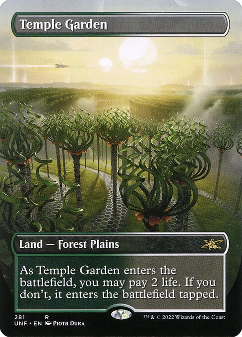 Magic the Gathering Card - Temple Garden - MTG Circle