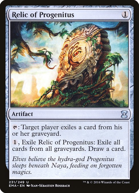 Magic the Gathering Card - Relic of Progenitus - MTG Circle